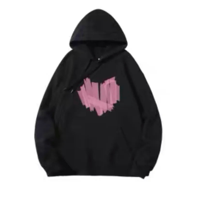 Hooded Cute Hoodies Womens Clothes Sherpa Abstract Lettering Youthwear Ribbed Hem Autunm Reducing Age Washable Apparel Sherpa