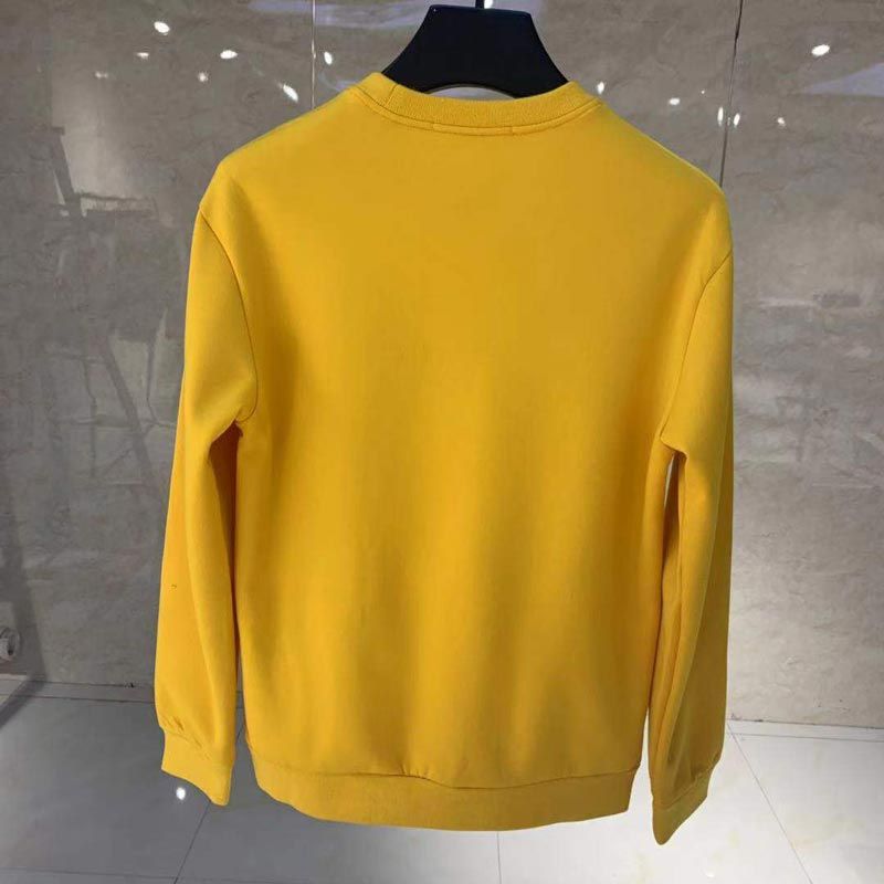 Handsome Men's Hoodies Simple Brand Logo Embroidery New Autumn Korean Design Pullover Casual Cotton Young O-Neck Sweater